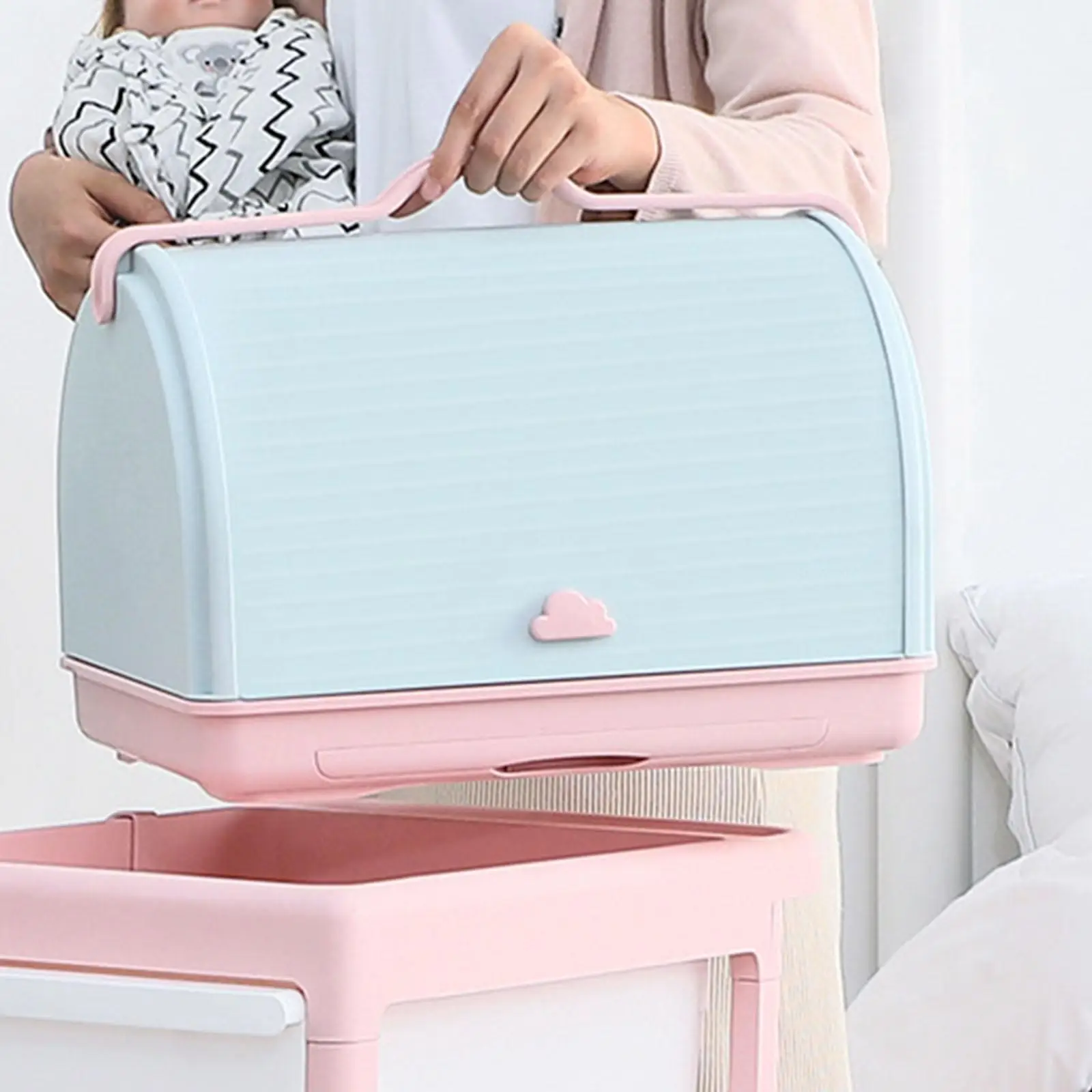 Nursing Bottle Holder Tableware Drying Case Nursing Bottle Storage Box Portable