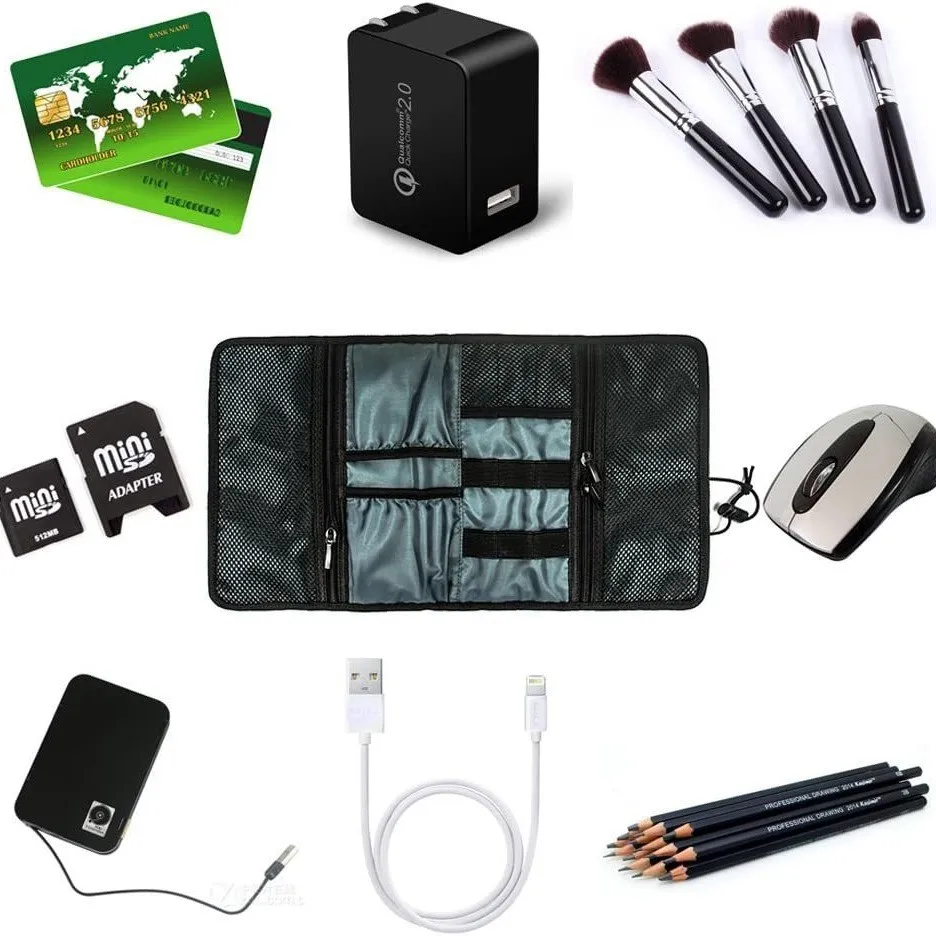 Large Capacity Digital Storage Bag Travel Equipment Storage Headphone Cable Mobile Phone Charger Folding And Organizing