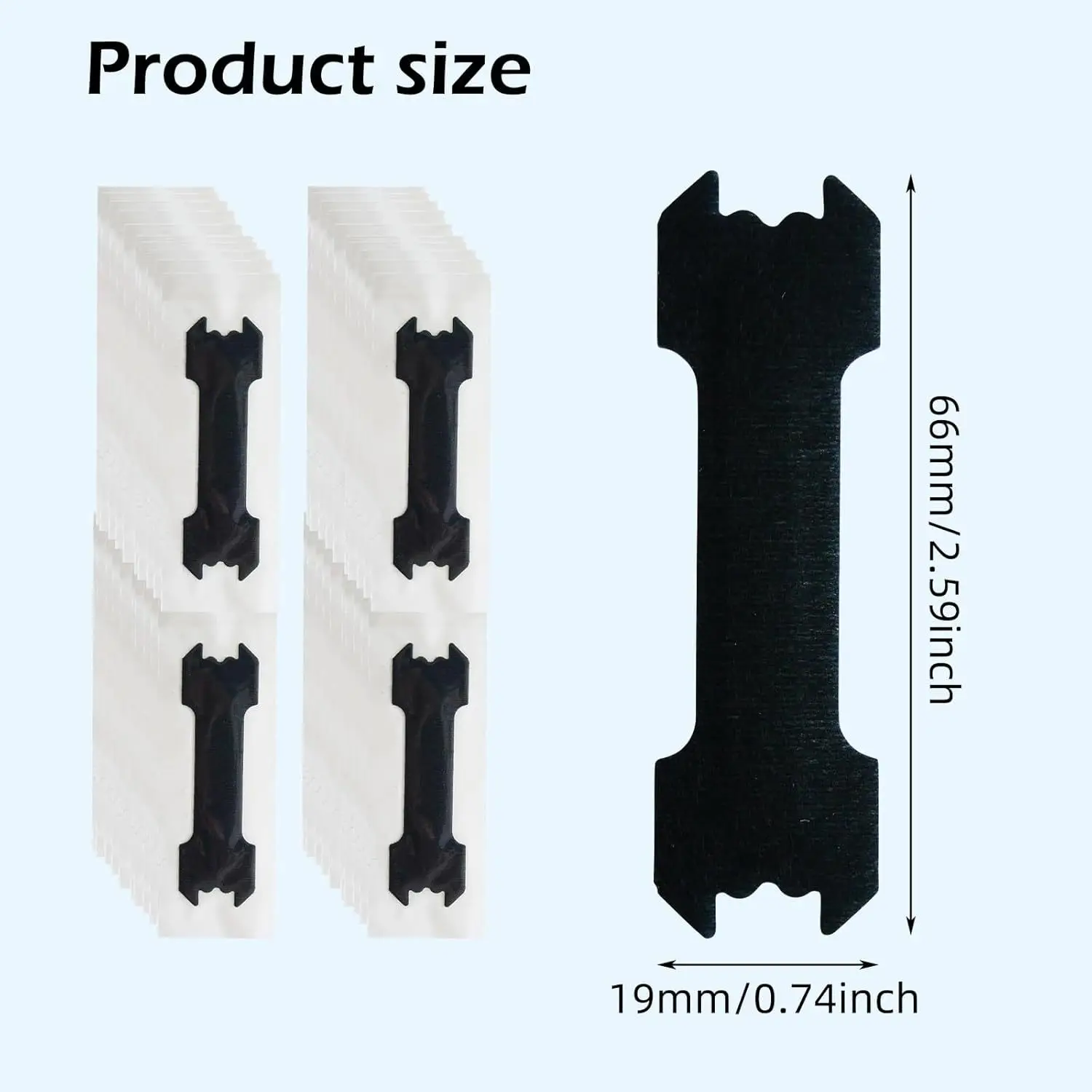 60/30/10PCS Black Nose Strips Extra Strength Nasal Strips Better Sleeping Non-Invasive Anti Snoring Strips for Adult and Child 3