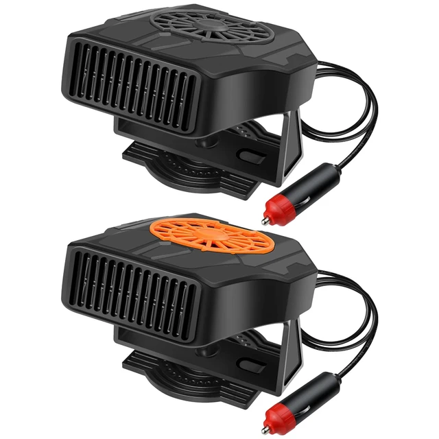 Electric 12V Car Heater 150W Windshield Demister Cigarette Lighter Plug 2  Gear Wind 1.5M Cable Suction Cup Clear Driving Sight - AliExpress