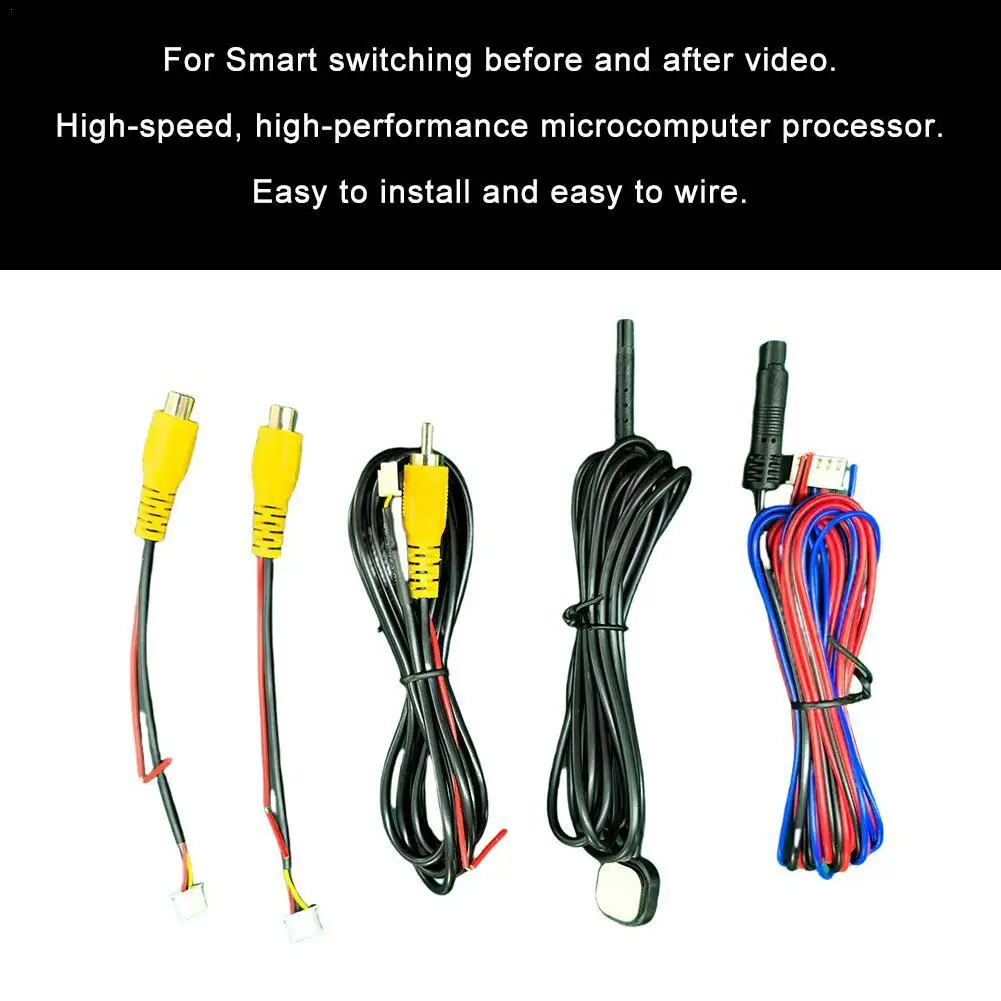 Car Reversing Camera Right-View Blind Zone System Intelligent Switching Front View Rear View Two-Way Control Box