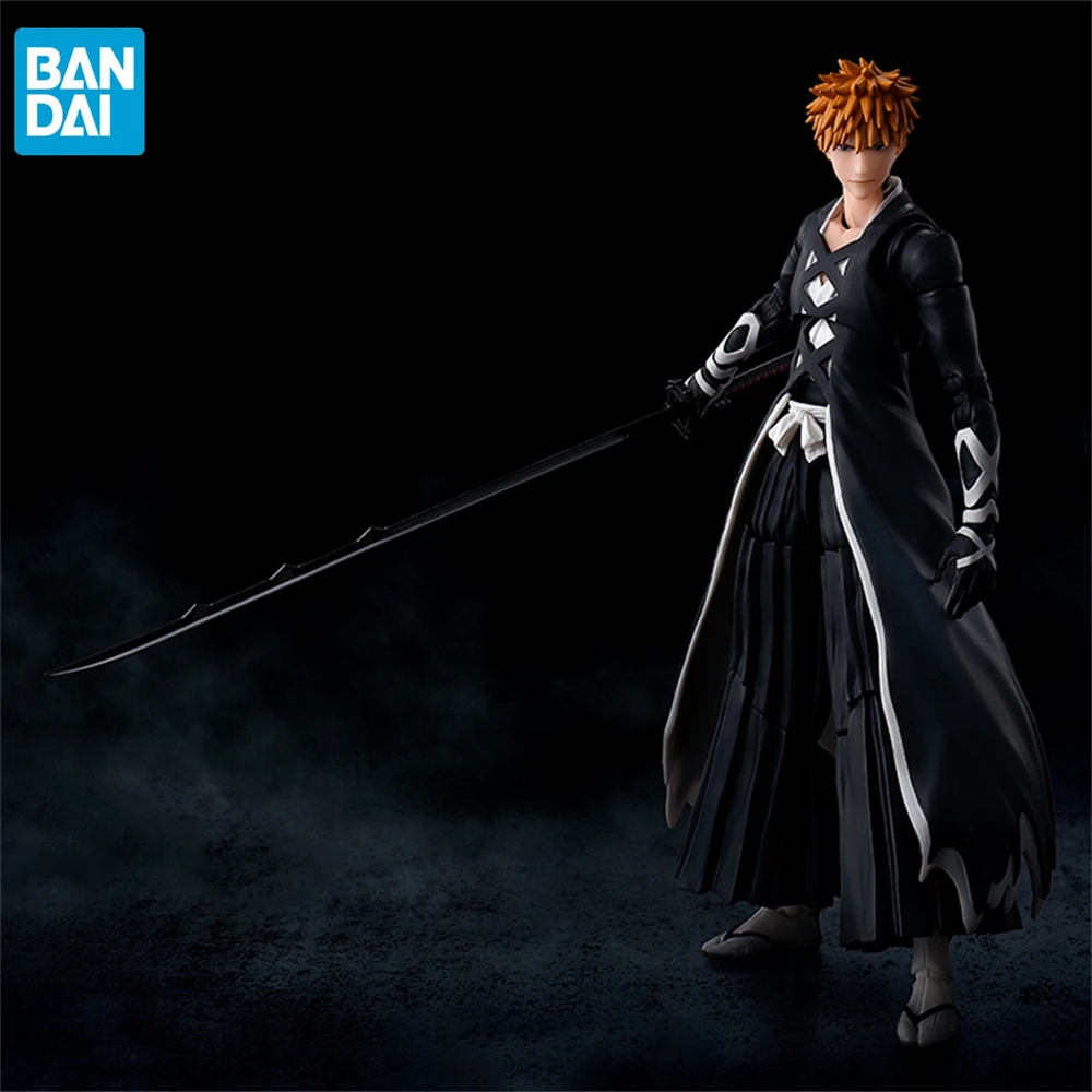 

Bandai оригинальная S.H. Фигурка отбеливатель Kurosaki Ichigo Zangetsu Аниме Фигурка SHF ПВХ экшн-фигурка манга Статуэтка