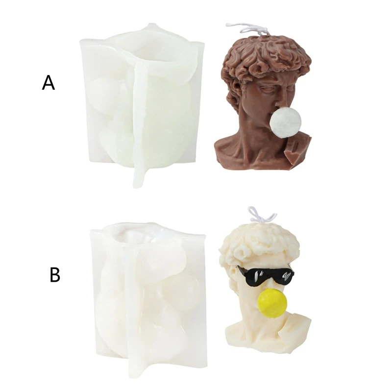 

Glasses Blow Bubble Mold Soap Plaster Silicone Mold
