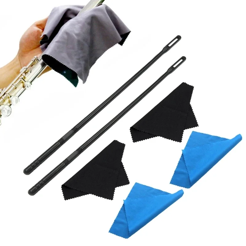 

Flute Cleaning Rod Cleaning Rag Flute Cleaning Swab Flute Cleaner Supplies Kits