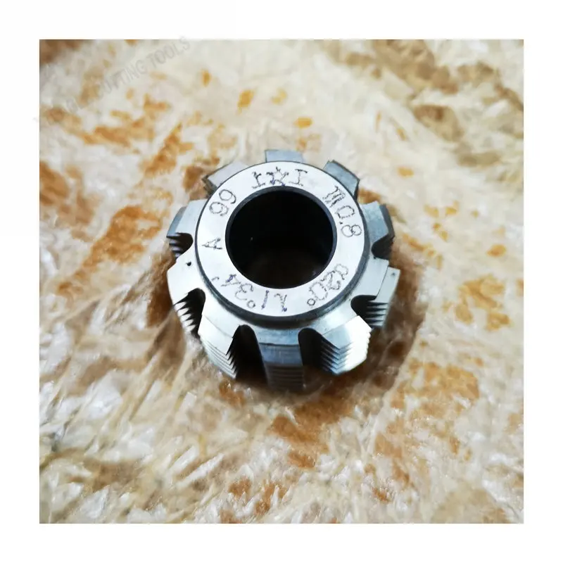 HSS M0.3 M0.4 M0.5 M0.6 M0.7 M0.8 M0.9 M1 M1.25 M1.5 M1.75 M1.9 M2 Module Gear Hob Cutter PA20 degree 8mm and 13mm Hole gear hob cutter