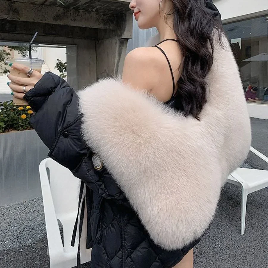 New Winter Coat for Women Down Jackets Coats Parkas Jackets Faux Fur Coat Super Hot Korean Fashion Loose