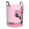 Custom Minnie Mouse Anime Cartoon Laundry Basket Collapsible Baby Hamper for Nursery Toys Organizer Storage Bins 2