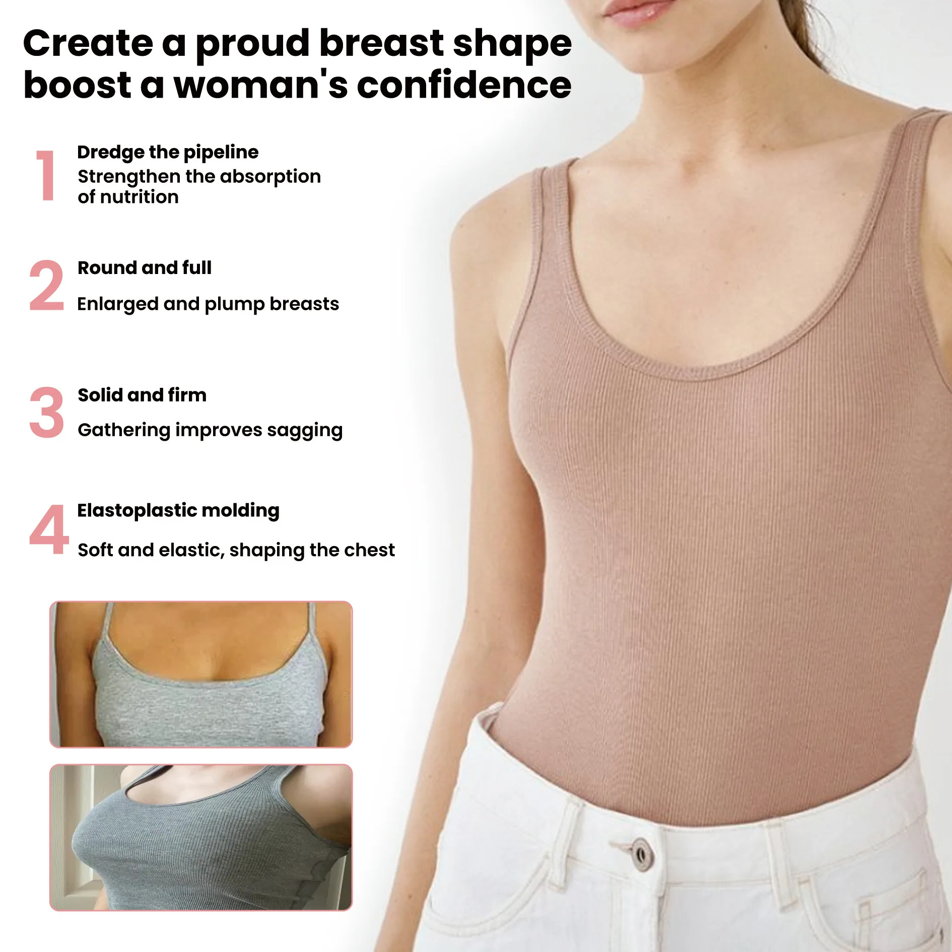 Breast Care Essential Oil for Plump Firm Gentle and Moisturizing Care Massage