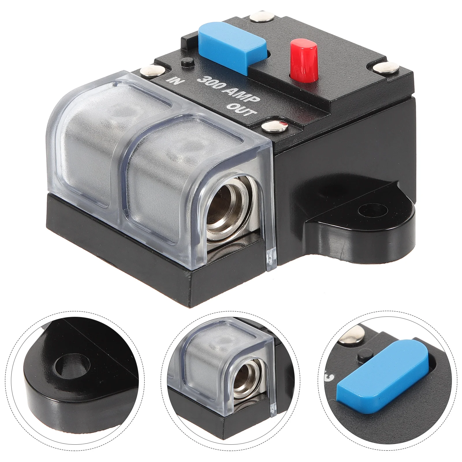 

100A 200A 250A 300A Car Resettable Circuit Breaker Self-recovery Fuses for Cars Manual Reset Button Fuse Car Accessories