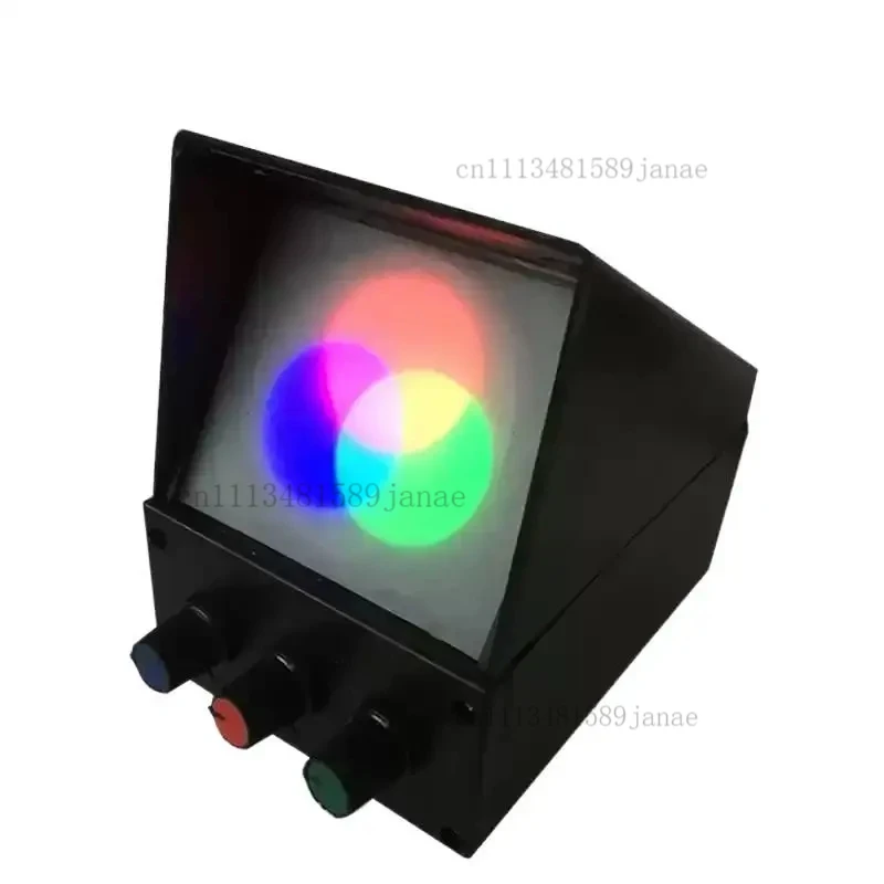 빛의 세 가지 기본 색상을 합성하기 위한 실험 장치 1개, 물리 광학 실험 교육 장비