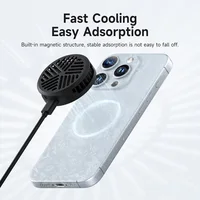 Hagibis Magnetic Cell Phone Cooler Universal Cooling Fan Portable Mobile Phone Radiator for iPhone 17 Pro Gaming Live Streaming 4