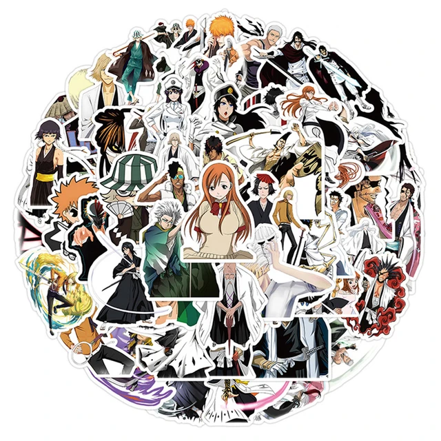 Anime Stickers 100 Pcs Bleach, Anime Bleach Laptop Stickers