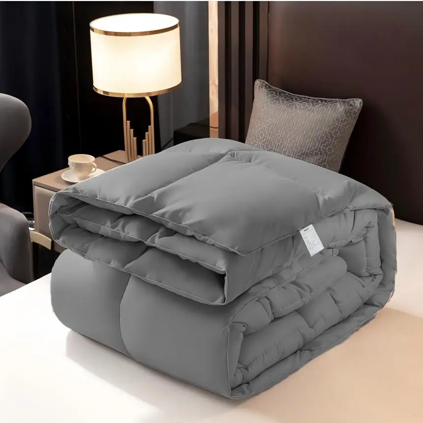 구스이불 겨울용 오리털 이불 따뜻한 깃털 이불 고품질 가볍고 유연하다 이불 3D 빵 이불 핀치 주름 겨울이불