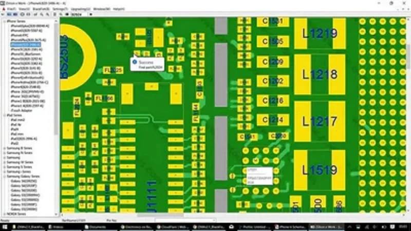 Jeden rok ZXW zespół schematy Zillion X schemat obwodu pracy dla iPhone iPad Samsung telefon komórkowy układ logiczny schemat obwodu