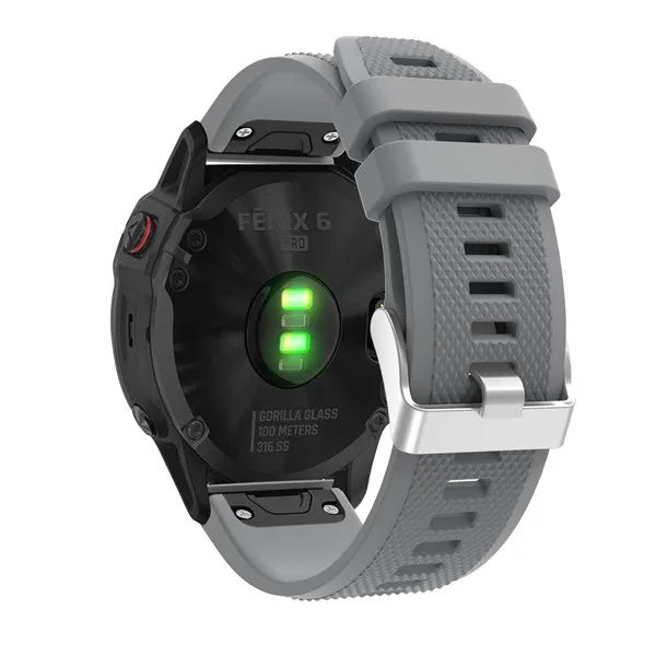 Versatile 22mm Silicone Quick Release Smart Watchband Bracelet