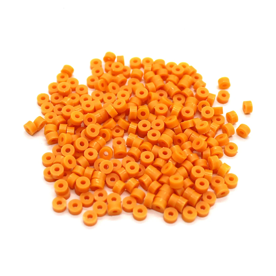 80pcs ABS Plastic Shaft Sleeve 2mm Fixed Gasket Limit Sleeve Washer DIY Experiment Model Material Accessories