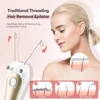 Electric Body Face Hair Remover Cotton Thread Defeatherer Hair Epilator Women's Leg Arm Shaver Razor Lady Beauty Health Care 2