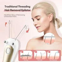 Electric Body Face Hair Remover Cotton Thread Defeatherer Hair Epilator Women's Leg Arm Shaver Razor Lady Beauty Health Care 2