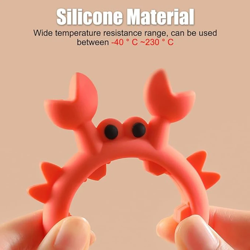 1/2/4/6PCS Silicone Spatula Rack Anti Scalding Overflow Clip Spoon Holder Mobile Universal Storage Shovel Rack Kitchen Gadget