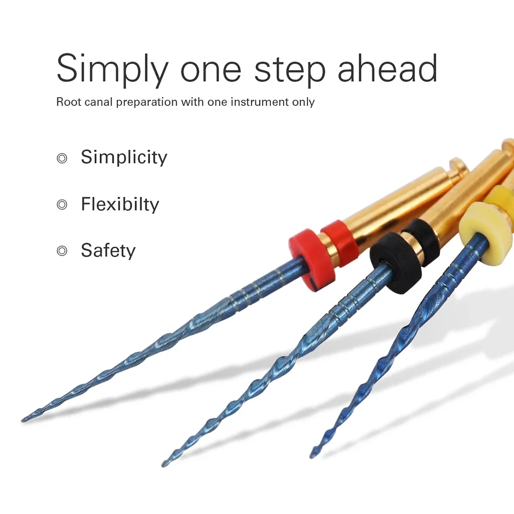 Dental Reciprocating Blue Heat Activation Files Reciprocation Endo NITI File Dental One Files Dentistry Endodontic Instrument 3