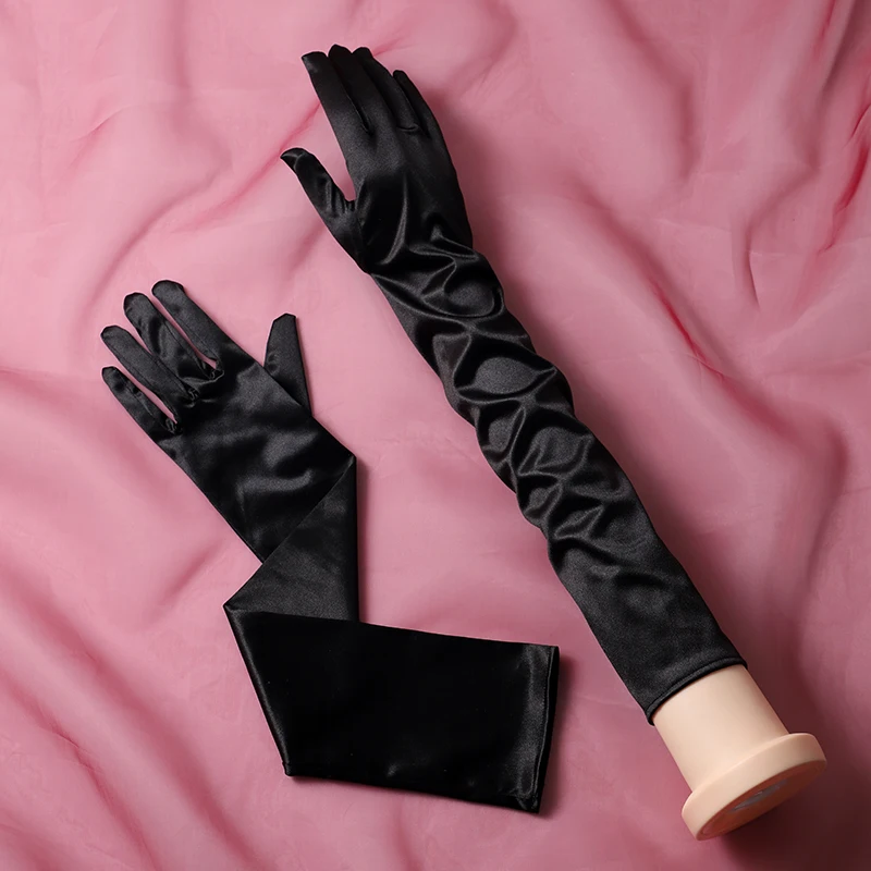 Wedding Dress Gloves Bride wedding birthday party party pageant stage performance long gloves