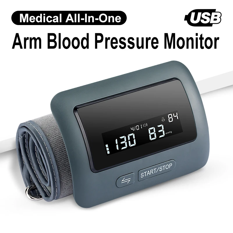 ELERA Wireless Arm Blood Pressure Monitor Rechargeable Upper Arm Blood  Pressure Cuff Measuring BP Heart Rate All-in-ONE Design