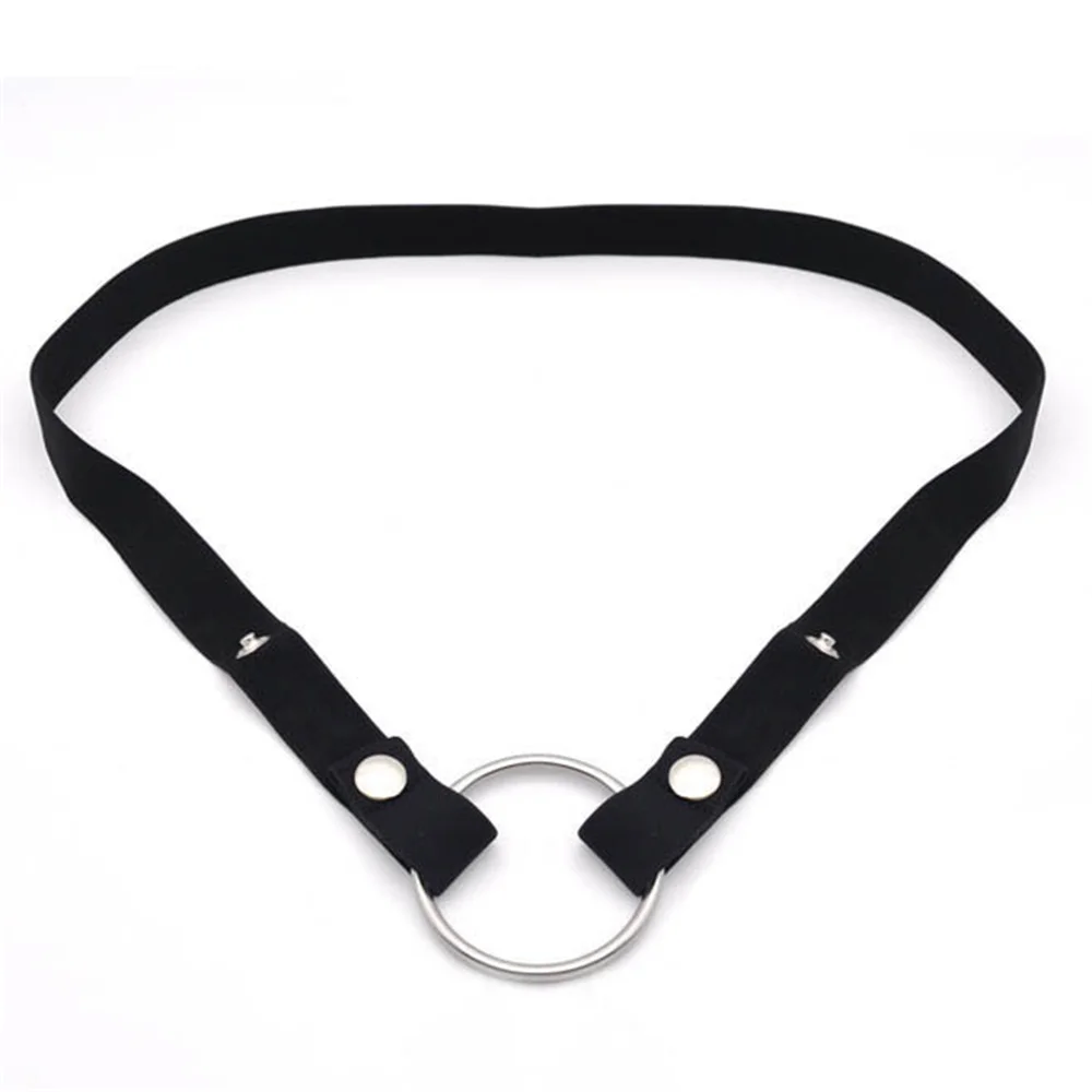 Male Chastity Cage Device Anti-Off Auxiliary Belt Adjustable Rope-Three Way Widen Elastic Band Sex Toy Sexy Underwear for Men