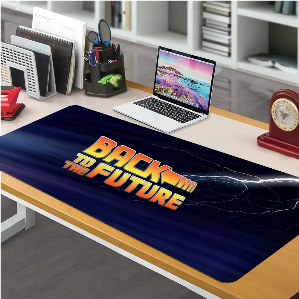 

back to the future mousepad High quality 900x400x4mm Computer mouse mat gamer gamepad gaming mousemat desk pad office padmouse