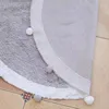 Round Carpets For Living Room Bedroom Cotton Soft Rugs Baby Crawling Mat Fleece Carpet With Ball Decor Kids Room Home Decoration 5