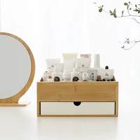 【Zhubai Home】Japanese Desktop Cosmetics Lipstick Jewelry Storage Box Drawer Dressing Table Skin Care Finishing 1