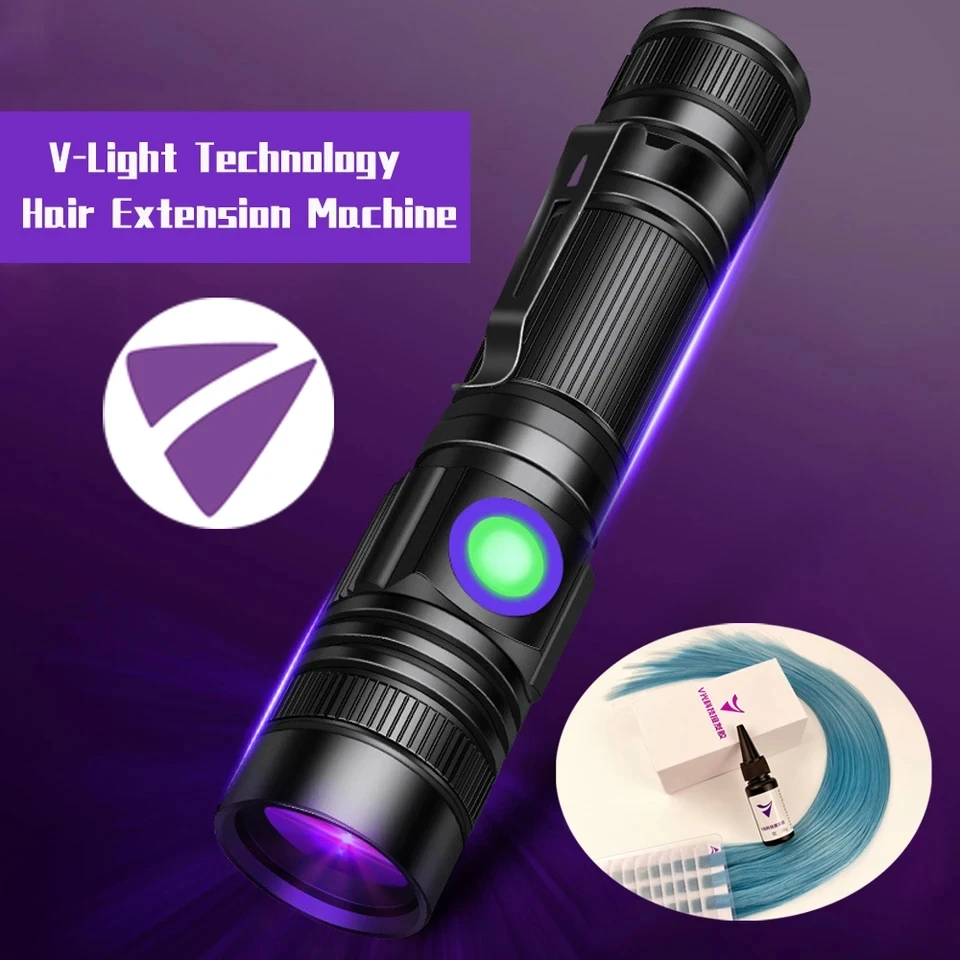 V-Light Technology Hair Extension Machine Applies to V-Light Glue Hair Extension Tools Portable Combline Machine