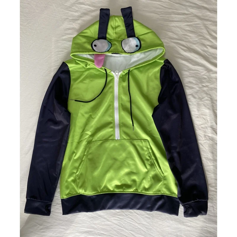 Invader Zim Gir Hoodie With Ears