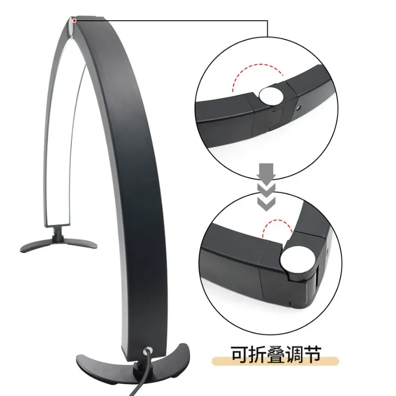 New Half Moon Nail Lamp Eye Protection LED Cold Light Beauty Salon Work Light Lighting Desktop Nail Table Table Lamp