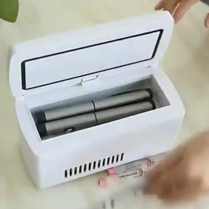 Insulin Cooler Refrigerated Box 2021 New Upgrade 10400mAh Built-Battery Mini Portable Insulin Reefer Cold Storage Box for Keepin 3