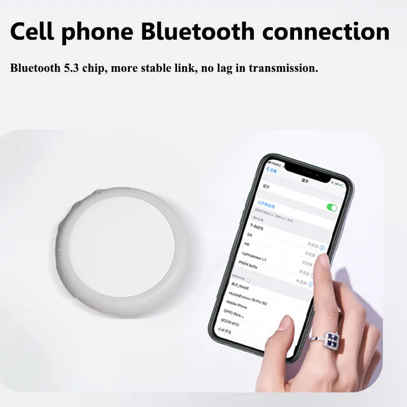 Under Pillow Bluetooth Speaker Bone Conduction Sleep Aid Soundbar Music Player with TF Card Slot Support Sleep Timer Rechargeabl