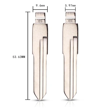 lama chiave per Volkswagen - KEYYOU 10 pz lotto KD lama 01 HU49 per VW Jetta Santana per Audi per
