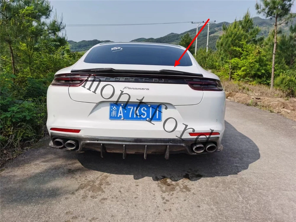 Spoiler Posteriore In Fibra Di Carbonio Per Porsche Panamera 2017-2018 Ala Posteriore In Fibra Di Carbonio Per Porsche Panamera 971