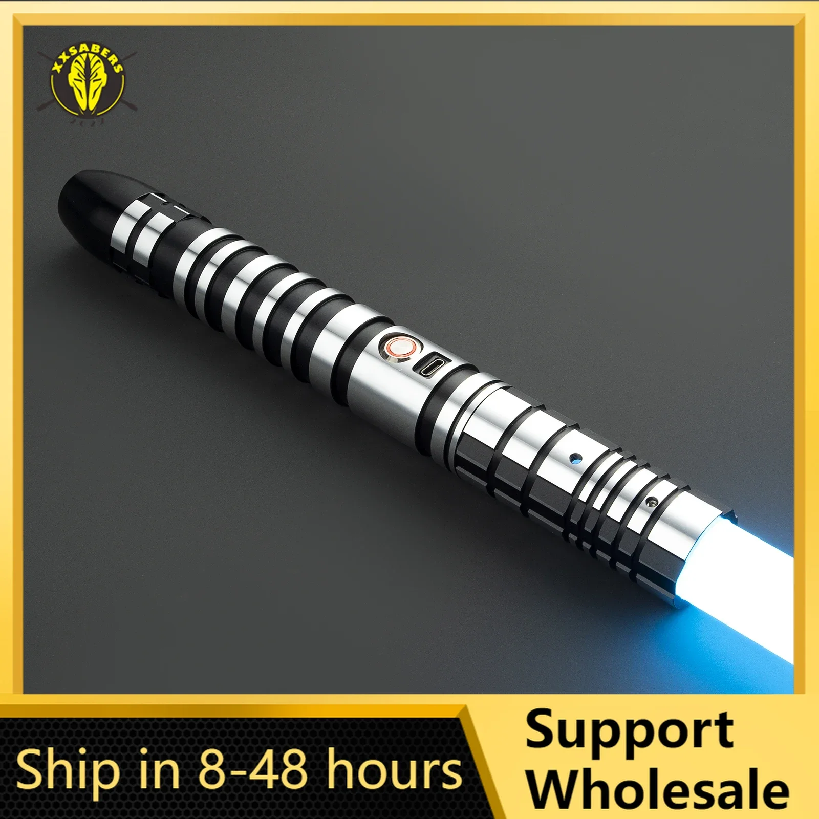 

Lightsaber Neopixel Jedi Laser Sword Metal Hilt Heavy Dueling Sensitive Smooth Infinite Changing Hitting Sound LTG Light Saber