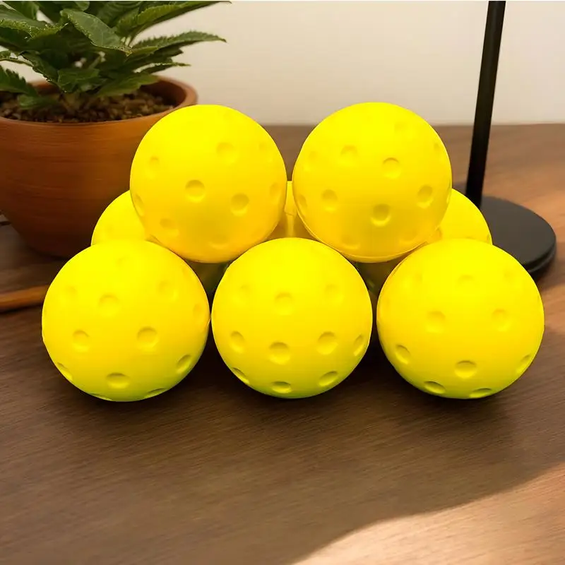 Pickleball Practice Standard Ball Soft PU Pickleball Ball Standard Size Beginners Professionals Warm-up Solution Indoor Outdoor