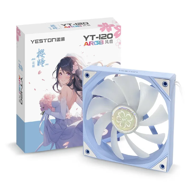 箱破損有 新品 YESTON ファン レギュラー 6個 ZEAGINAL YESTON YT-120 シャーシ冷却ファン 120x120x25mm/800