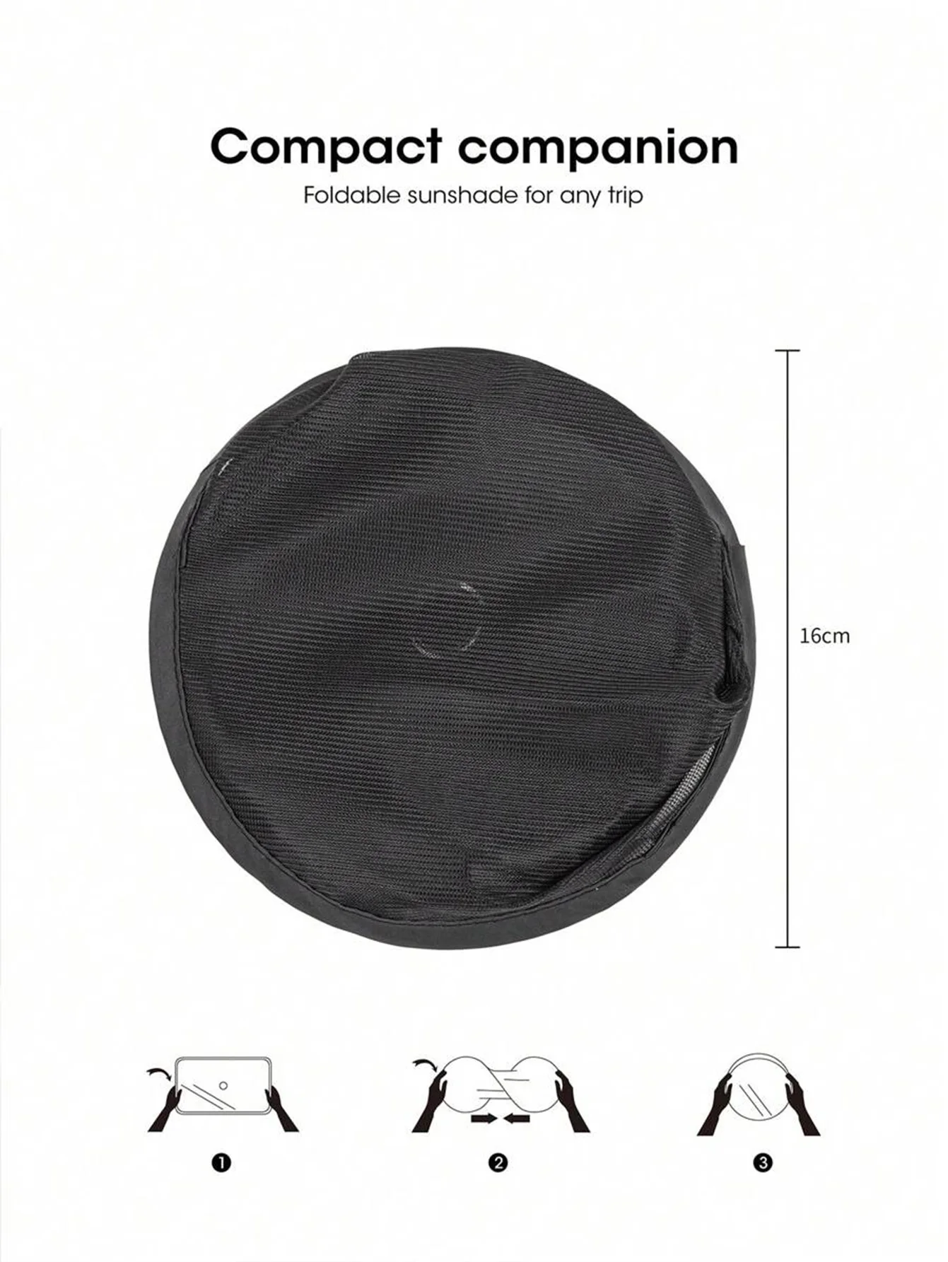 Baby car visor with rear visor file Black mesh screen rear window glass block Summer car sunscreen