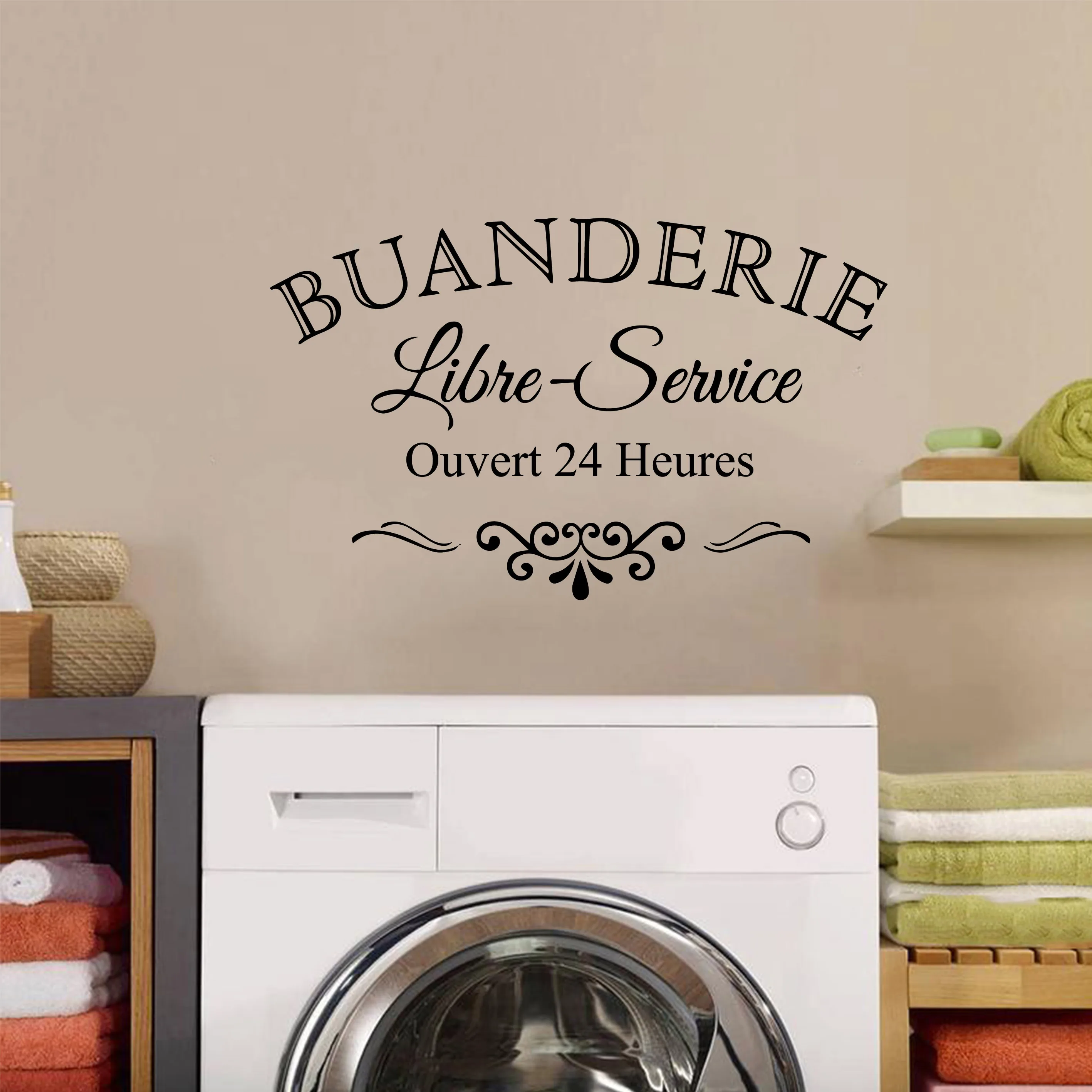 French Laundry Wall Decal 5