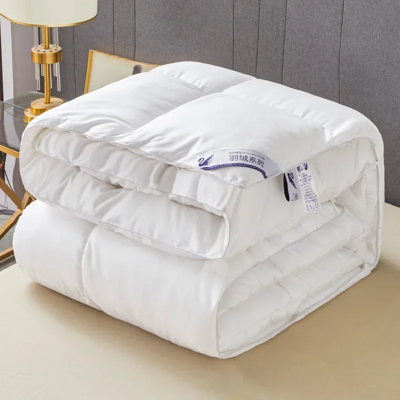 Five-star Hotel Duvet 95 White Goose Down Thick Warm Winter Quilt Spring and Autumn Quilt Duvet Insert Student Dormitory Quilt