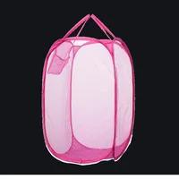 Laundry Bag Pop Up Mesh Washing Foldable Laundry Basket Bag Hamper Storage Dirty Clothes Hamper Clothing Ocean Ball Storage 5