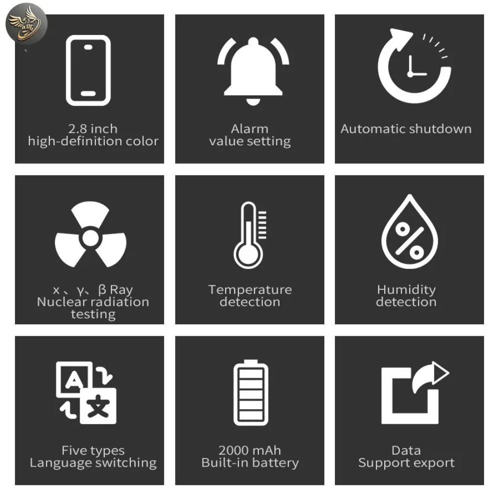 2026 신형 가이거 계수기 고정밀 핵 방사선 감지기 X선 베타 감마 감지기 가이거 계수기 선량계