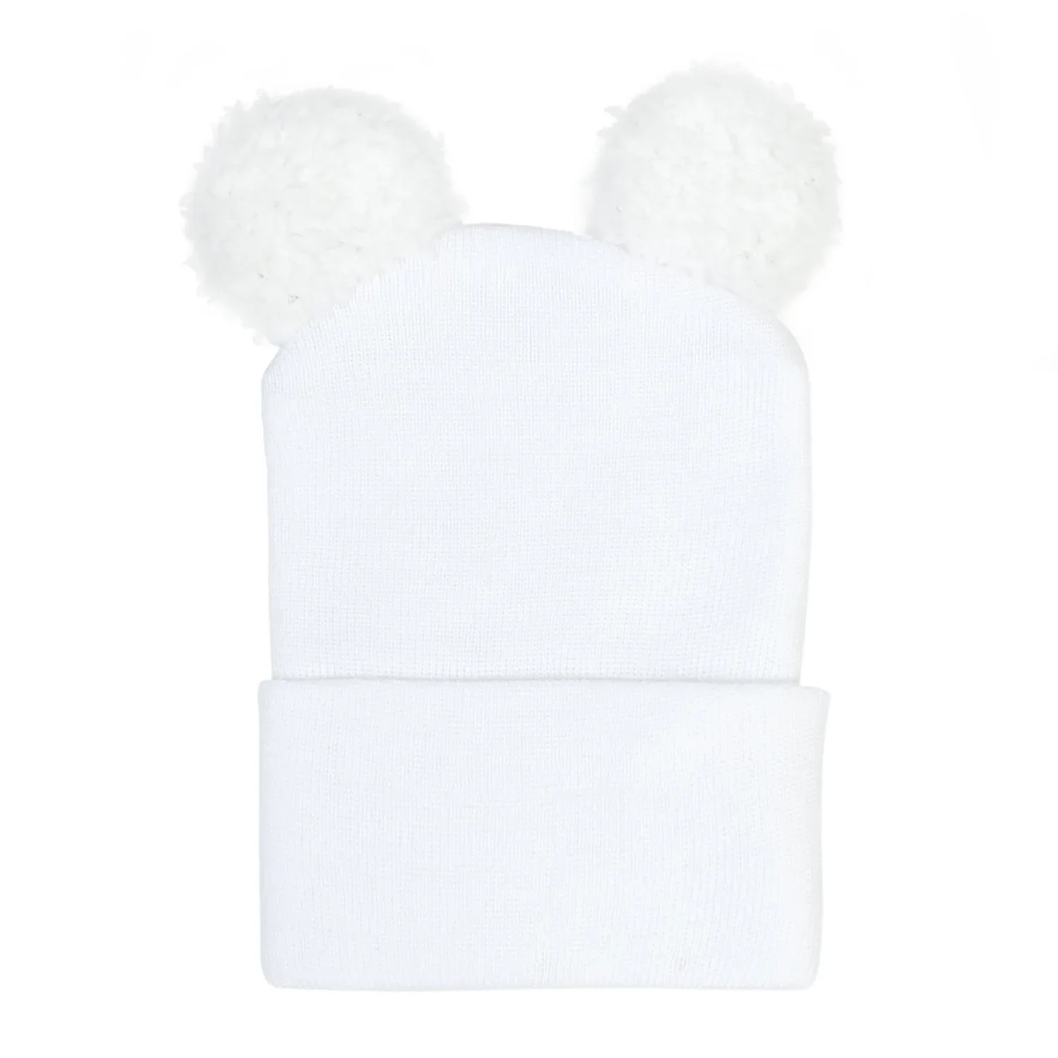 Newborn Cotton Striped Hat New Born Hospital Turban Beanie Baby Girls Cartoon Bear Toddler Soft Bonnet Bebes Warm Headwrap 0-6M 4