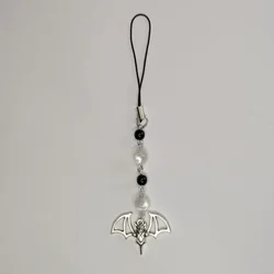 Enchanting Gothic Pumpkin Phone Charms - Spooky Pastel & Y2K Grunge Style (WHITE)
