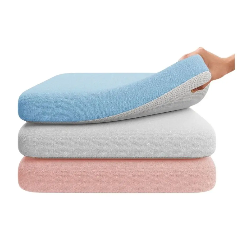 Durable 4cm Thick Seat Cushion Memory Foam Breathable Car Seat Pad Ultra Soft Rebound Anti-Slip Waist Cushion Office Chair Pad