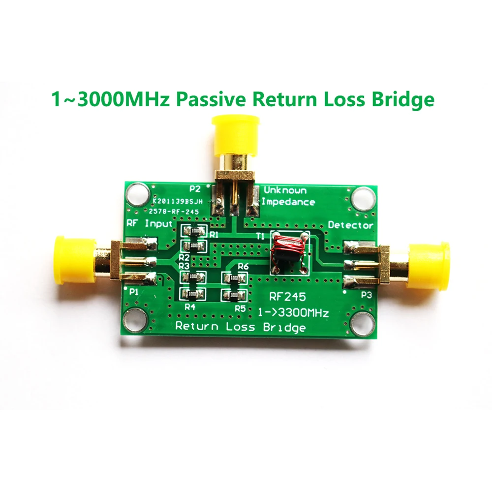 

RF245 от 1 м до 3,3 ГГц модуль моста потери возврата пассивный модуль моста потери возврата