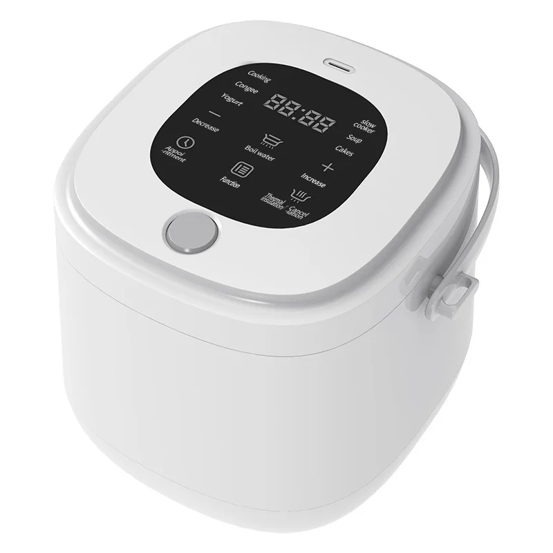 2L 12V 24V Mini Rice Cooker Electric Heating Lunch Box Portable